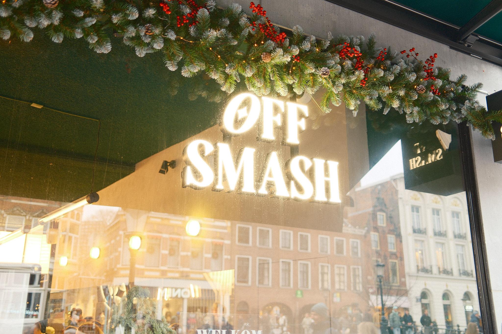 Off Smash Burgers sign